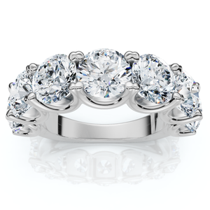 6Ct TW Diamond Anniversary U Prong Wedding Ring 14k Gold Or Platinum Lab Grown (E-F, VS)