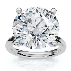 Certified 9Ct Aurora Solitaire Diamond Engagement Ring Lab Grown (F-G, VS)