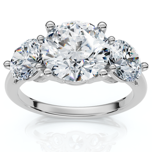 Certified 3 1/2Ct Diamond Engagement Ring Lab Grown (F-G, VS)