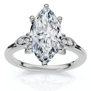 Certified 2.04Ct Fiore Marquise Diamond Engagement Ring 14k Gold or Platinum Lab (E-F, VS)