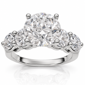 Certified 3 1/2Ct Diamond Engagement Ring 14k Gold or Platinum Lab Grown (F-G, VS)