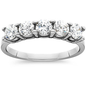 1 1/4ct Diamond Wedding White Gold Anniversary New Ring (J-K, I2-I3)