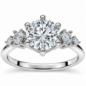 1Ct Diamond Engagement Ring 14k Gold or Platinum Lab Grown (F-G, VS)