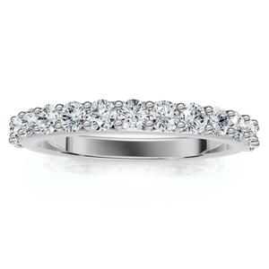 1/2Ct Diamond Anniversary Wedding Ring 14k Gold Lab Grown EF/VS (E-F, VS)