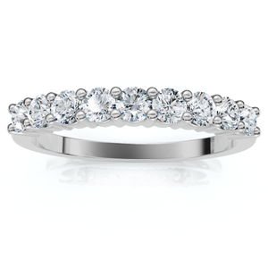 1/4CT Diamond Wedding Ring 10K White Gold (H-I, I2-I3)