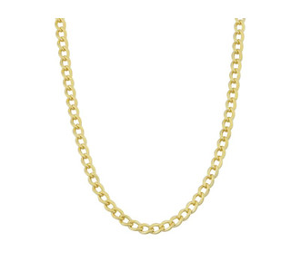 14k Yellow Gold Filled Solid Figaro Link Chain Necklace (4.2 mm, 30 inch)