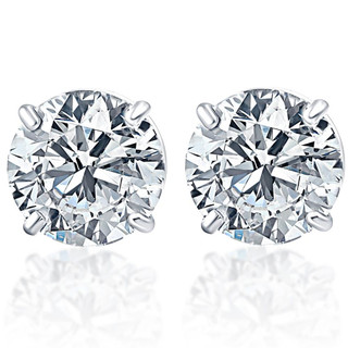 topaz diamond earrings