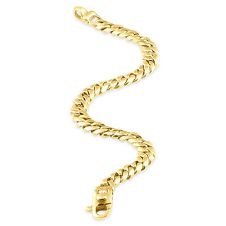 Pompeii3 Men's Designed 14K Gold Bracelet