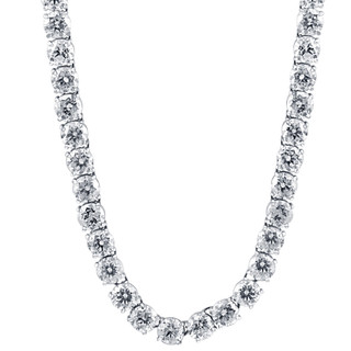 【Golden Concept】Necklace - Tennis ブラック 海外限定 54Ct TW Diamond Tennis Necklace 14k White Gold 16.5