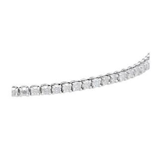 2ct Diamond Tennis Bracelet 14K White Gold 7