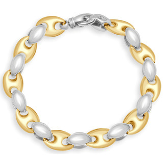 Pompeii3 Men's Designed 14K Gold Bracelet