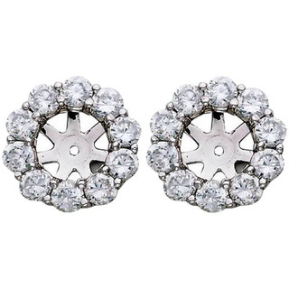 Curved Lab-Grown Diamond Earring Jackets (1 CTW) - Soha Diamond Co.™