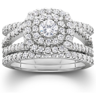 Monogram Infini Engagement Ring, White Gold and Diamond - Categories Q9M34F