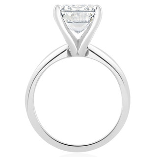 Diamond Nexus Toi et Moi Emerald Cut Engagement Ring