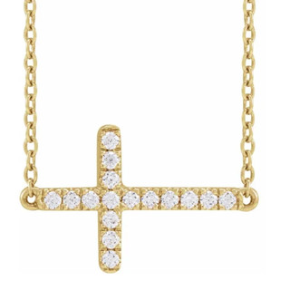 Real Diamond Cross Necklaces | Crafted in the US | Pompeii3