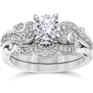 Monogram Infini Engagement Ring, White Gold and Diamond - Categories Q9M34A