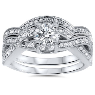 Monogram Infini Engagement Ring, White Gold and Diamond - Categories Q9M34A