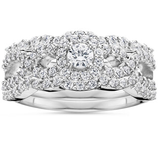 Monogram Infini Engagement Ring, White Gold and Diamond - Categories Q9M34A
