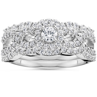 Monogram Infini Engagement Ring, White Gold and Diamond - Categories Q9M34H