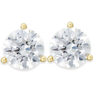 1/3 ctw 14k White Gold Diamond Stud Earrings (K-L, I2-I3)