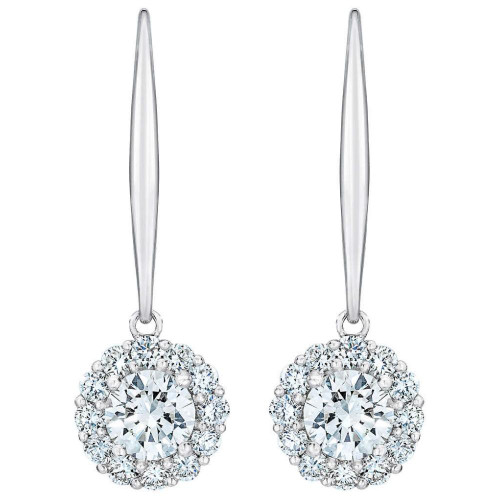 1Ct Diamond Floral Shape Studs Lab Grown Earrings White or Yellow Gold (G-H, VS2-SI1)