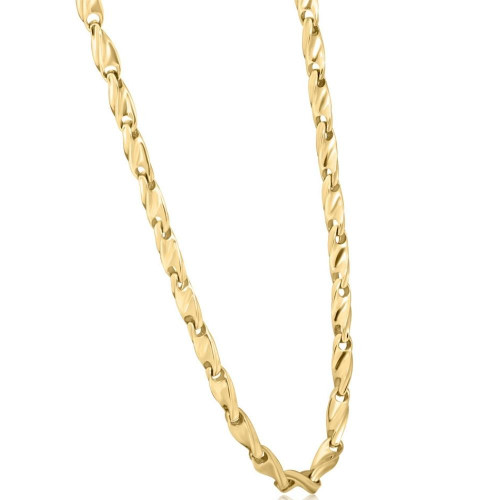 Solid 14k Yellow Gold Men's 22" Chain Necklace 49 Grams 4mm Thick