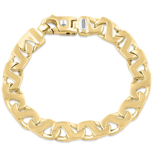 Men's Link 14k Gold (42gram) or Platinum (68gram) 10mm Link Bracelet 8.5" Men's Link 14k Gold (42gram) or Platinum (68gram) 10mm Link Bracelet 8.5"