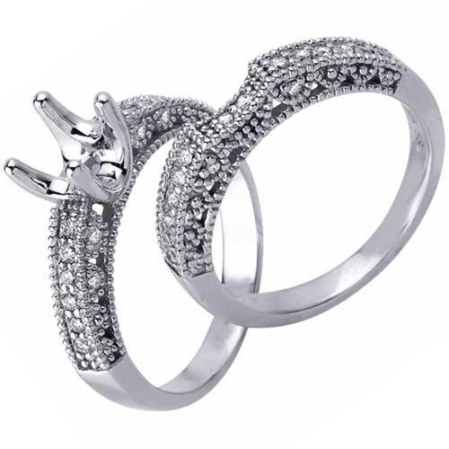 5/8ct Diamond Engagement Matching Wedding Ring Setting (G-H, I2-I3) 5/8ct Diamond Engagement Matching Wedding Ring Setting (G-H, I2-I3)