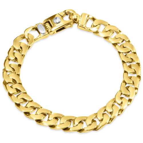 Men's Curb Link 14k Gold (42gram) or Platinum (67gram) 7.5mm Bracelet 8.5"