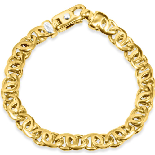Men's Designer Mariner Link 14k Gold (40gram) or Platinum (65gram) 9mm Bracelet 8.5" Men's Designer Mariner Link 14k Gold (40gram) or Platinum (65gram) 9mm Bracelet 8.5"