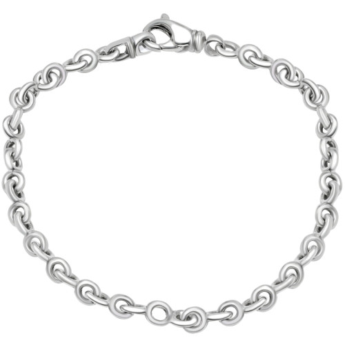 Men's Rolo Link 14k Gold (20gram) or Platinum (32gram) 6mm Bracelet 8.5"