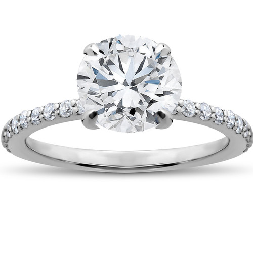1 3/4 ct Lab Grown Diamond Sophia Engagement Ring 14k White Gold (F-G, VS) 1 3/4 ct Lab Grown Diamond Sophia Engagement Ring 14k White Gold (F-G, VS)