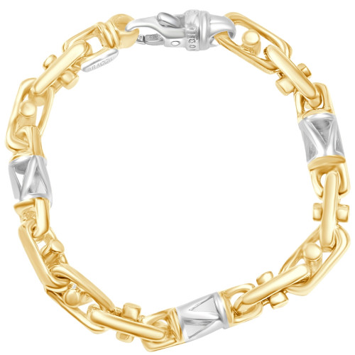 Men's Link 14k Gold (66gram) or Platinum (106gram) 8.5mm Bracelet 8.5" Men's Link 14k Gold (66gram) or Platinum (106gram) 8.5mm Bracelet 8.5"