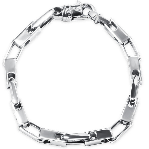 Men's Link 14k Gold (55gram) or Platinum (90gram) 7mm Bracelet 8.5"