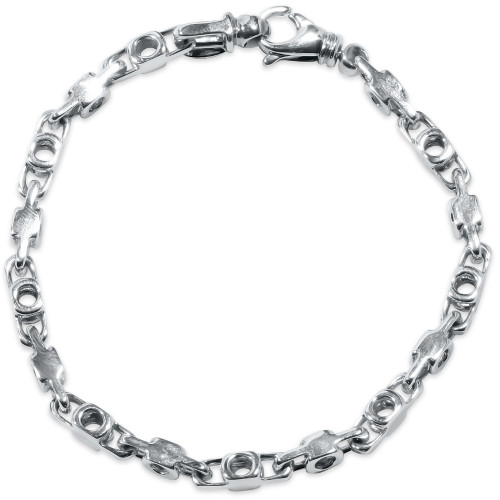 Men's Designer Mariner Link 14k Gold (20gram) or Platinum (32gram) 4.5mm Bracelet 8.5" Men's Designer Mariner Link 14k Gold (20gram) or Platinum (32gram) 4.5mm Bracelet 8.5"