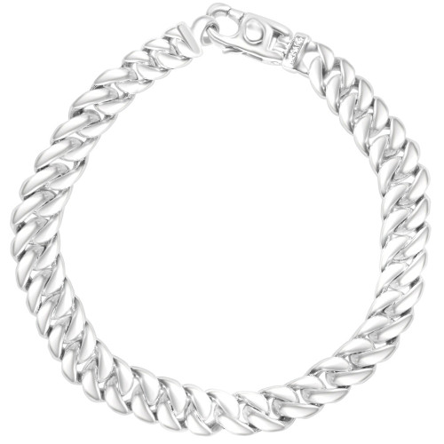 Men's Cuban Link 14k Gold (61gram) or Platinum (98gram) 9mm Bracelet 8.5"