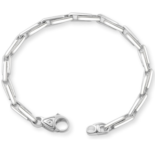 Men's 14k Gold (23gram) or Platinum (38gram) 4.5mm Link Bracelet 8.5"