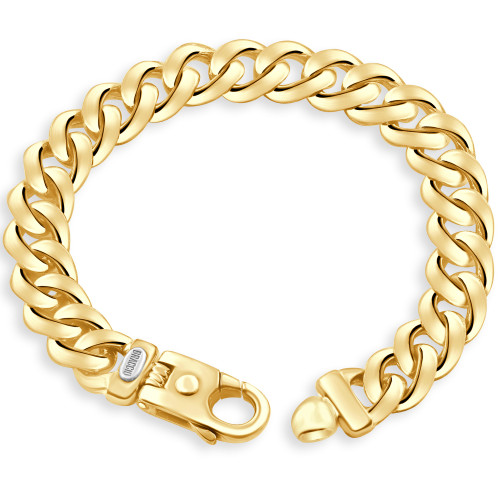 Men's Cuban 14k Gold (71gram) or Platinum (133gram) 11.5mm Link Bracelet 8.5"