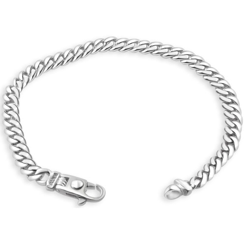 Men's Cuban 14k Gold (24gram) or Platinum (45gram) 6mm Link Bracelet 8.5" Men's Cuban 14k Gold (24gram) or Platinum (45gram) 6mm Link Bracelet 8.5"