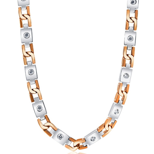Men's 14k Gold (161gram) or Platinum (302gram) 9mm Diamond Chain Necklace 22" (H-I, SI) Men's 14k Gold (161gram) or Platinum (302gram) 9mm Diamond Chain Necklace 22" (H-I, SI)