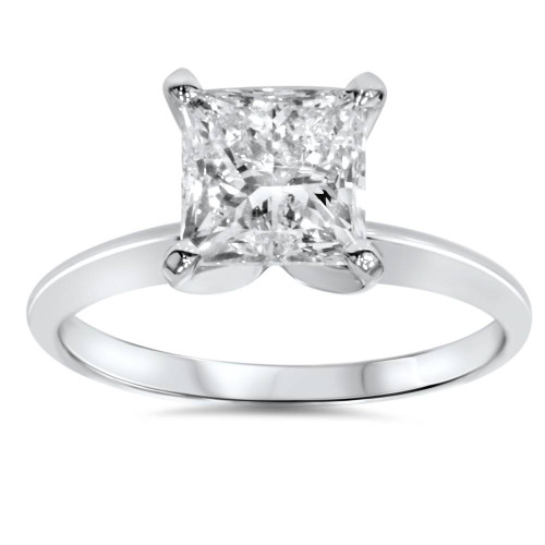 2 carat princess cut diamond ring