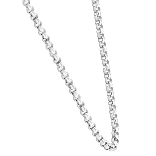 Men's Polished Steel Single Tone