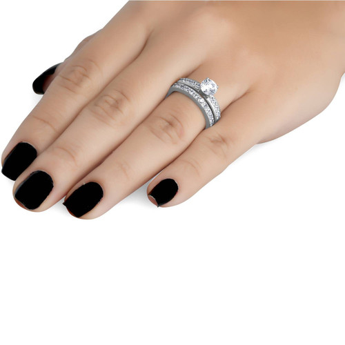 solitaire cushion diamond ring