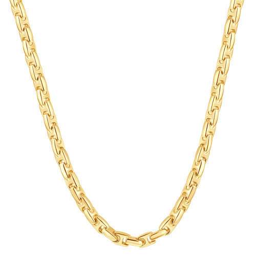 14k Yellow Gold Women's 24" Chain Necklace 42 Grams 7mm Thick