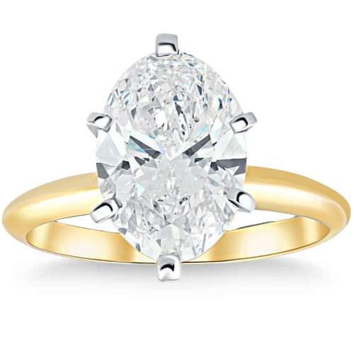 3ct Oval Diamond Solitaire