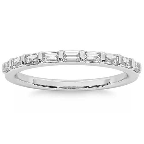 1/3Ct Baguette Cut Wedding Ring Anniversary Band 14k Gold Lab Grown (G-H, VS2-SI1)
