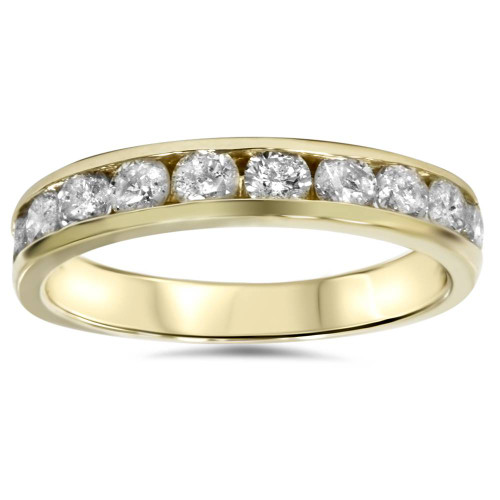 1/2ct 14K Yellow Gold Channel Set Diamond Wedding Ring (G-H, I1) 1/2ct 14K Yellow Gold Channel Set Diamond Wedding Ring (G-H, I1)