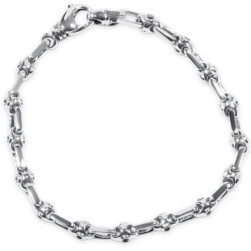 Men's Designer Mariner Link 14k Gold (19gram) or Platinum (30gram) 5mm Bracelet 8.5"
