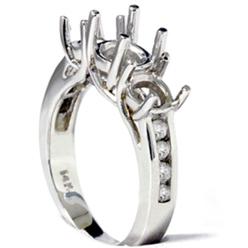 Three Stone Past Present Future Diamond Ring Mount 14K (G-H, I1) Three Stone Past Present Future Diamond Ring Mount 14K (G-H, I1)