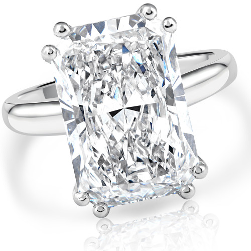 Certified 6.00Ct H/VS Radiant Cut Diamond Engagement Ring White Gold Lab Grown (H-I, VS)